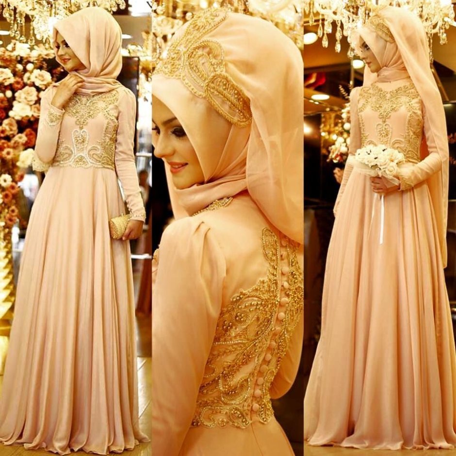 Красивое платье на выпускной хиджаб