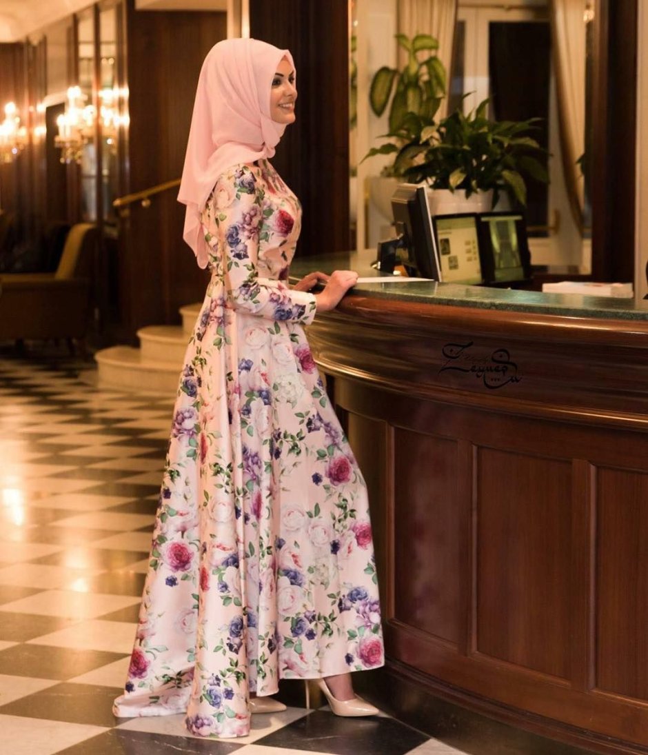Красивые нарядные платья для мусульманок