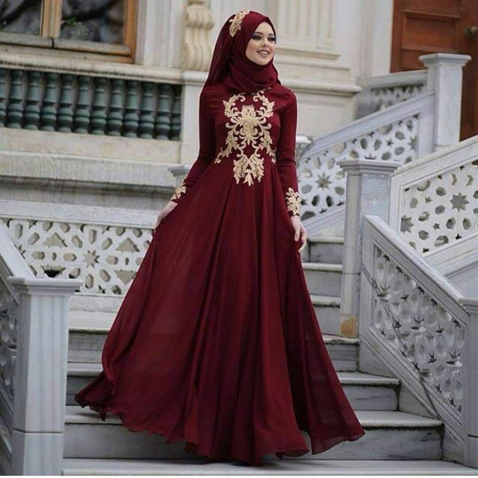 Вечерние платья хиджаб 2019