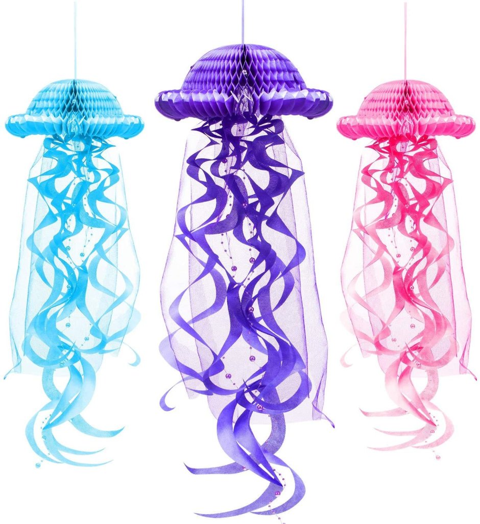 Подвесной декор медузы