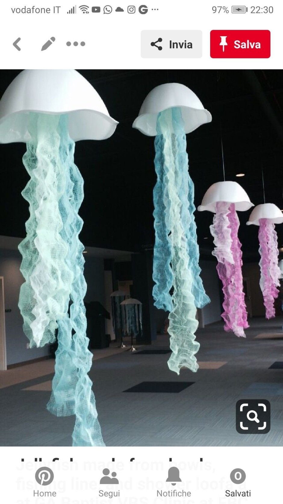 Медуза декорация