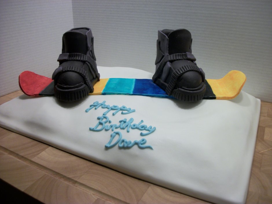 Торт для сноубордиста на день рождения
