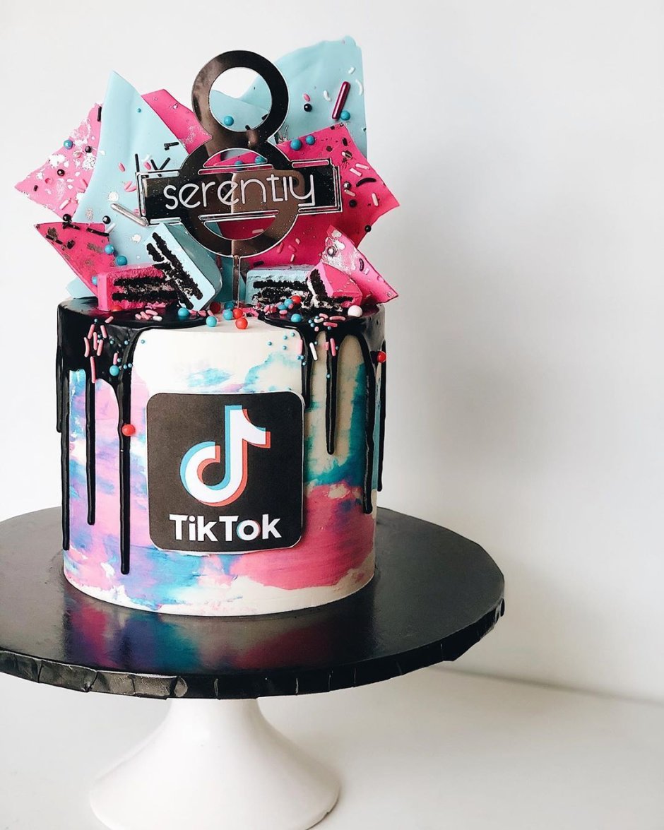 Торт tik Tok на день рождения