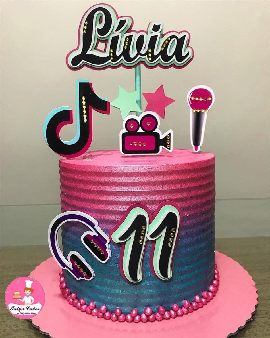 Торт тик ток на день рождения девочке