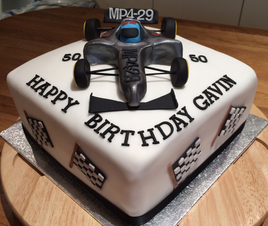 Торт на день рождения машина