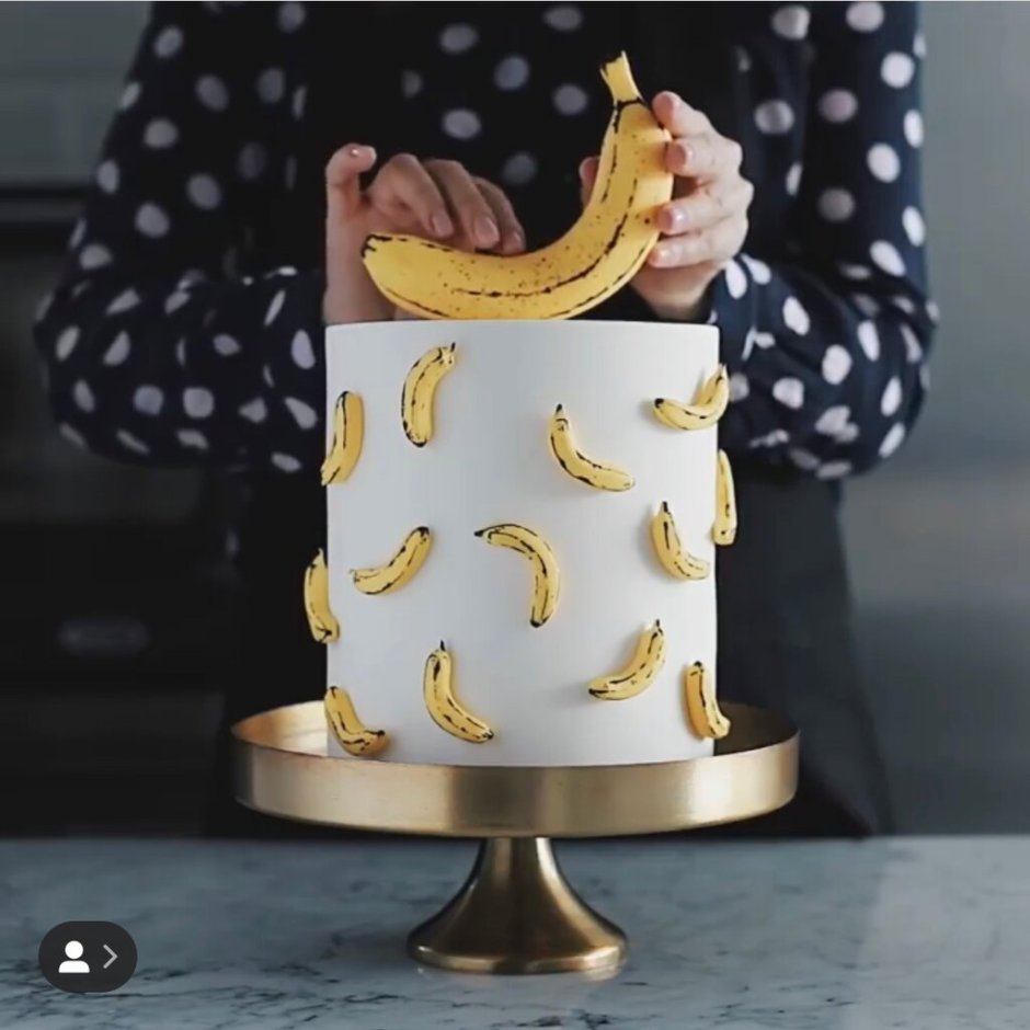 Торт в виде банана