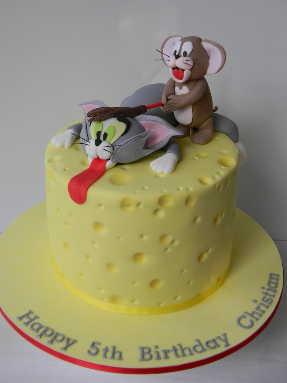Пряники том и Джерри на торт