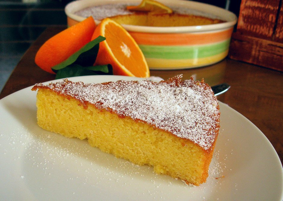 Морковно апельсиновый пирог