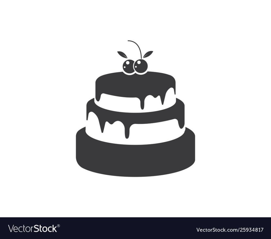 Торт набросок для логотипа