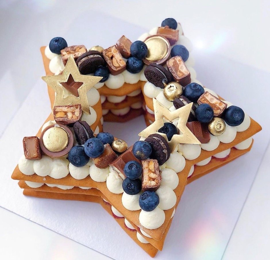 Торт в форме звезды