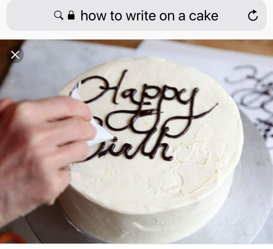 Надпись на торт на английском