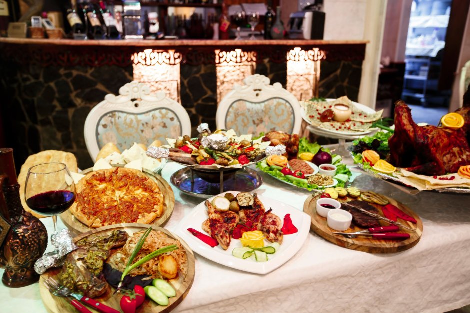 Азербайджанский праздничный стол