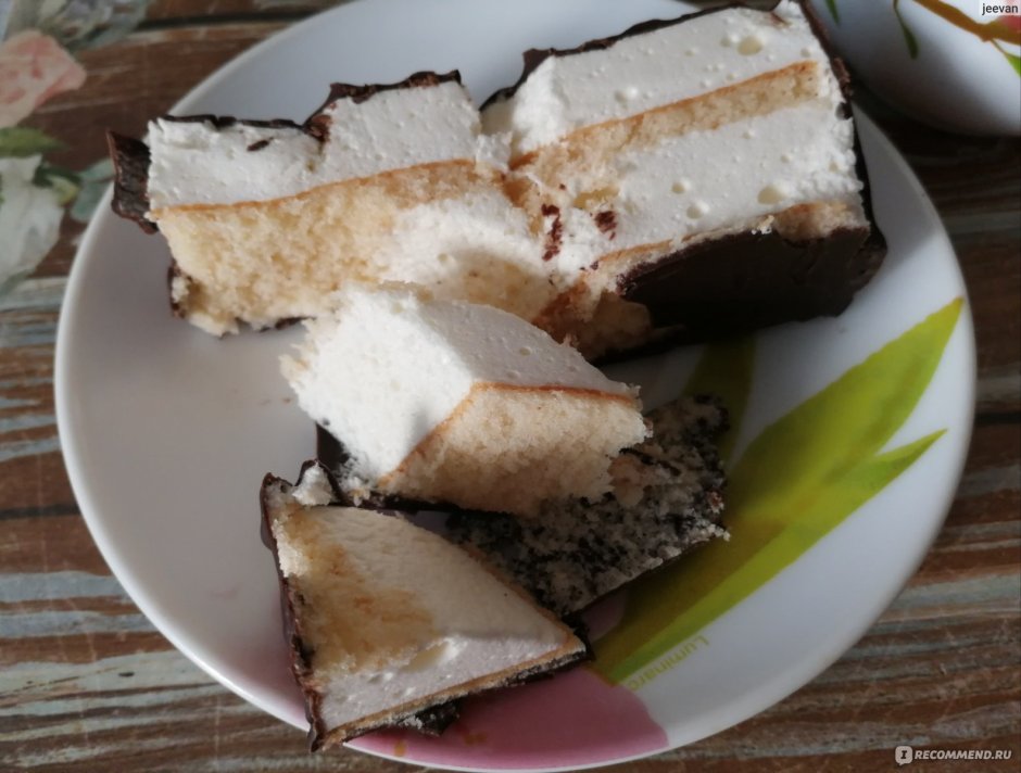 Торт кондитерская фабрика "Птичье молоко" торт суфлейный