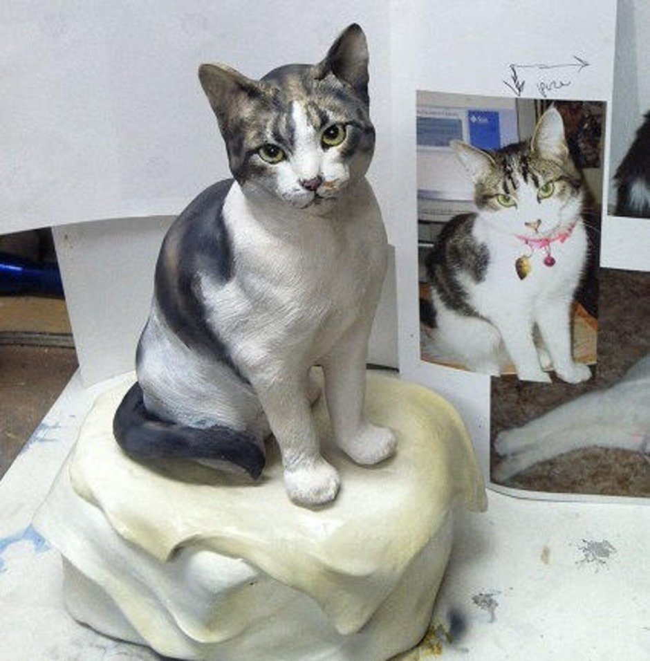 Скульптурные торты кошки