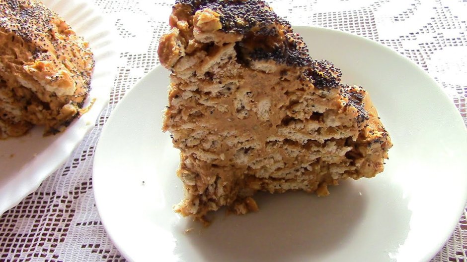 Торт из ломаного печенья