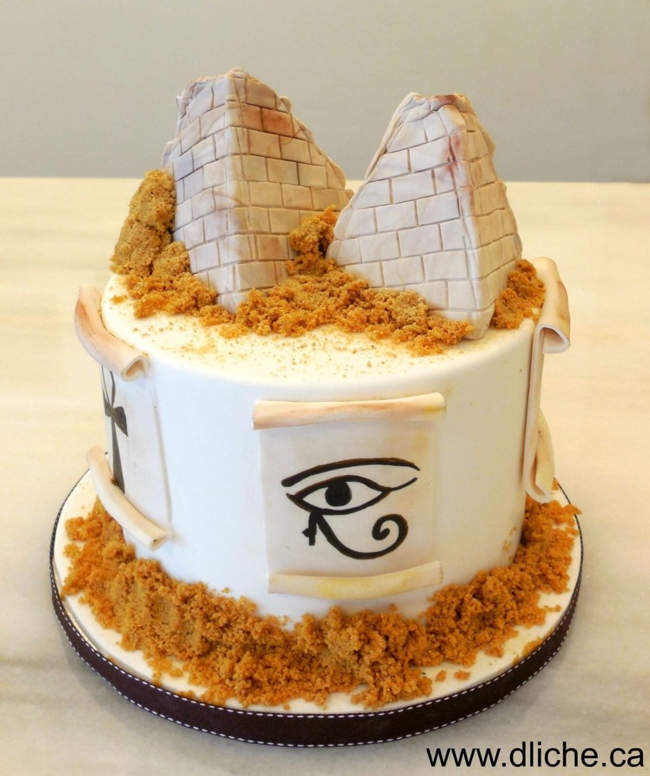 Торт на день рождения в стиле Клеопатры