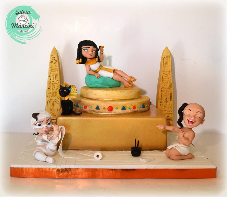 Торт в египетском стиле для детей