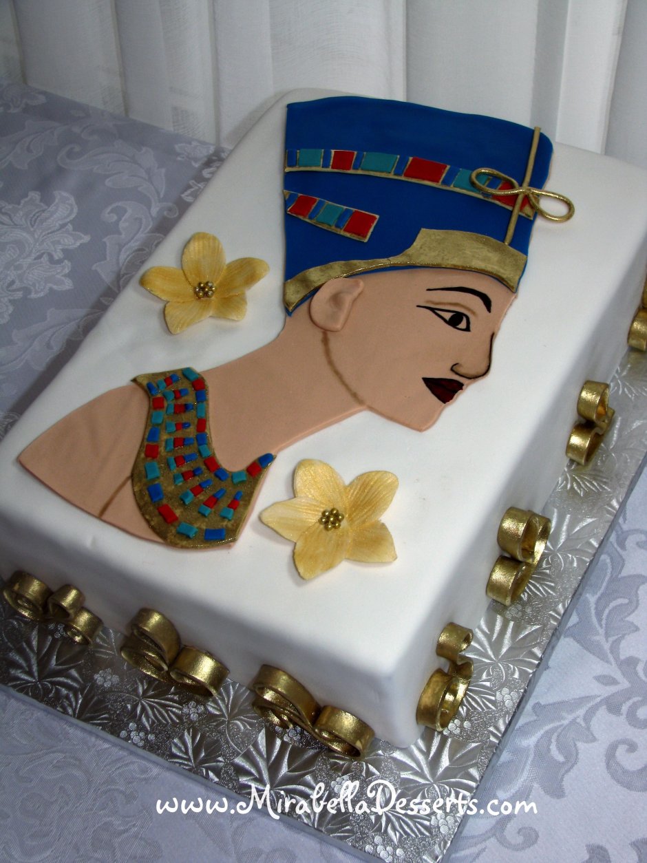 Торт в египетской тематике