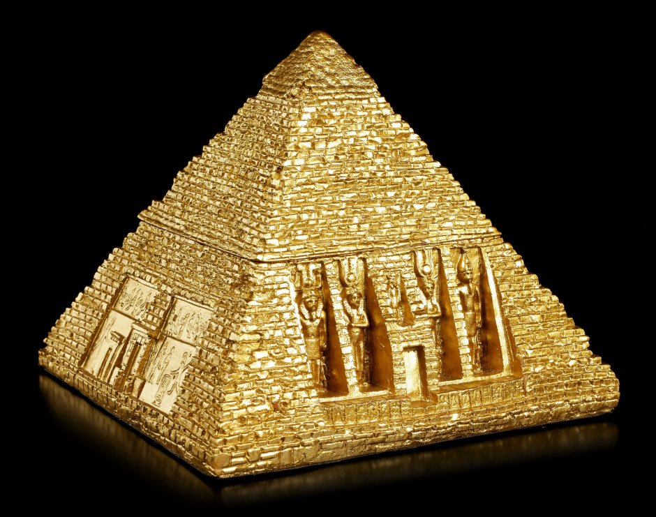 Пирамида Хеопса Золотая модель