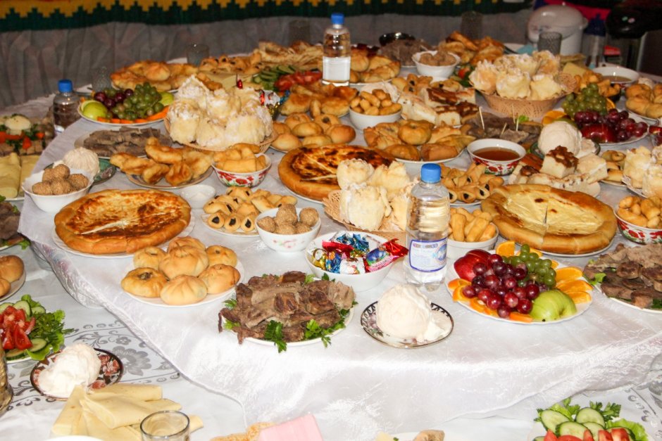 Башкирский праздничный стол
