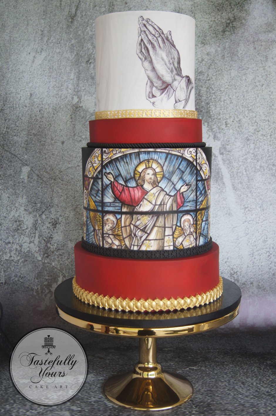 Декор торта для священнослужителя