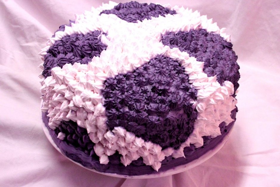 Фиолетовый торт Милка