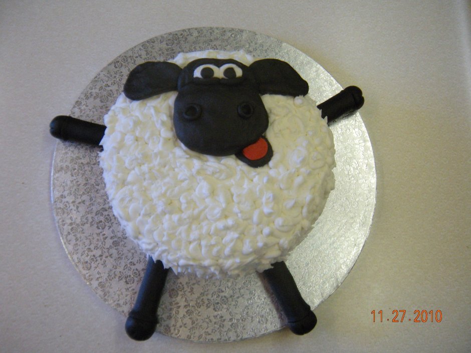 Тортики в виде овечек