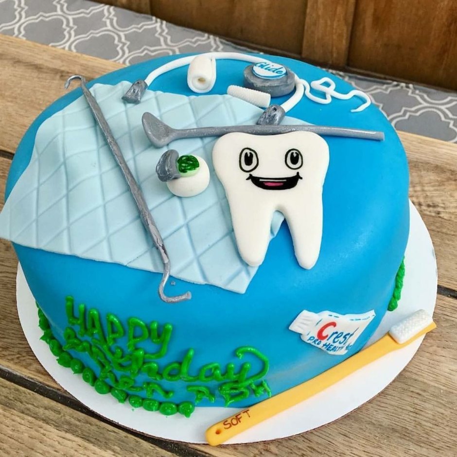 Торт стоматологу на день рождения