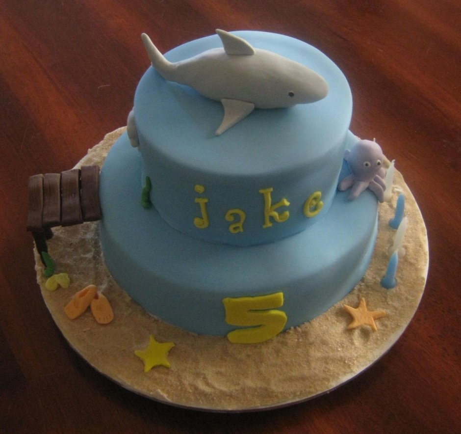 Торт с акулой из Икеи