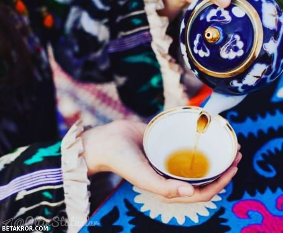 Чаепитие в таджикском стиле