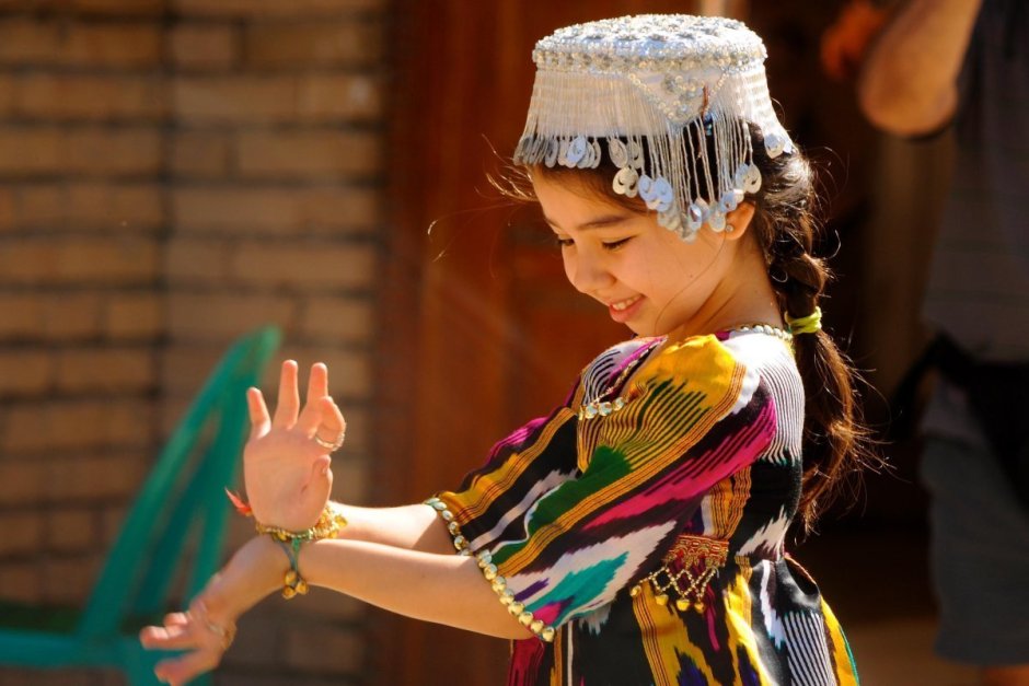 Узбекские косички для девочек