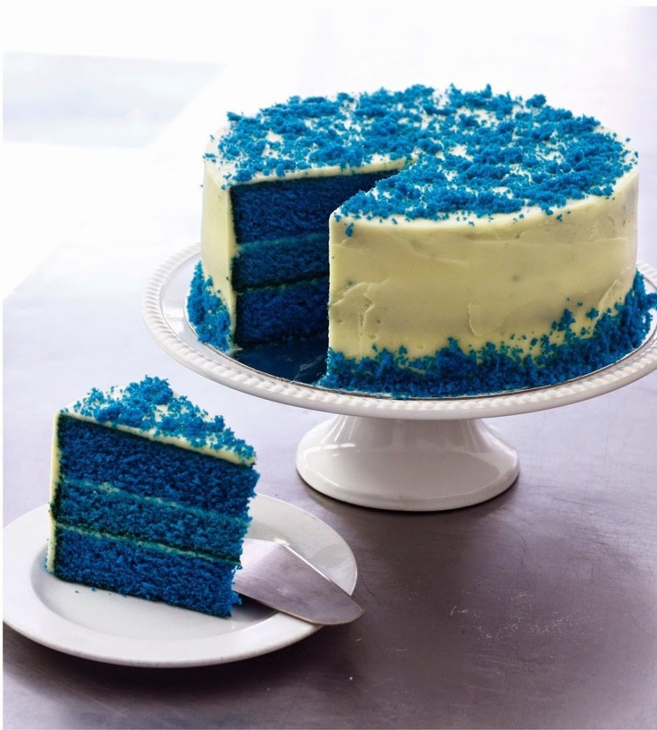 Торт синий бархат