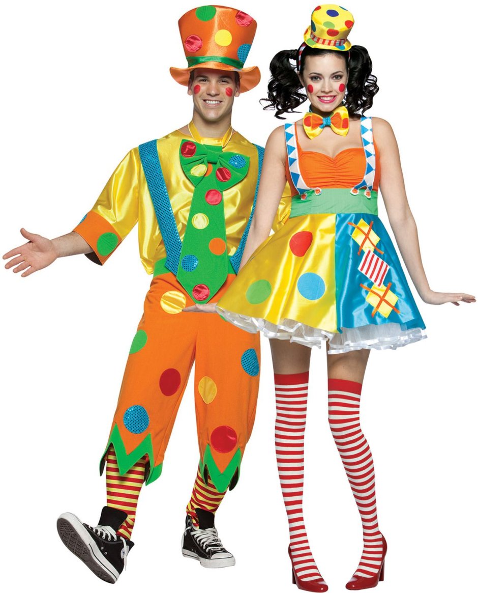 Карнавальный костюм клоунессы