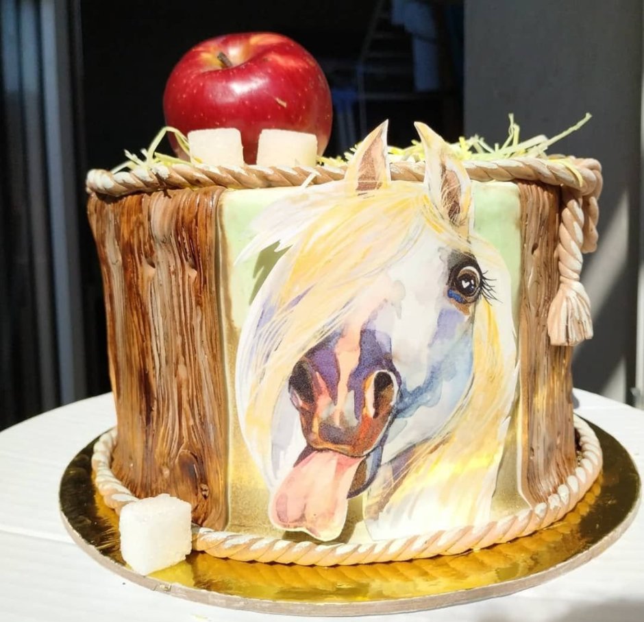 Красивые торты с лошадьми
