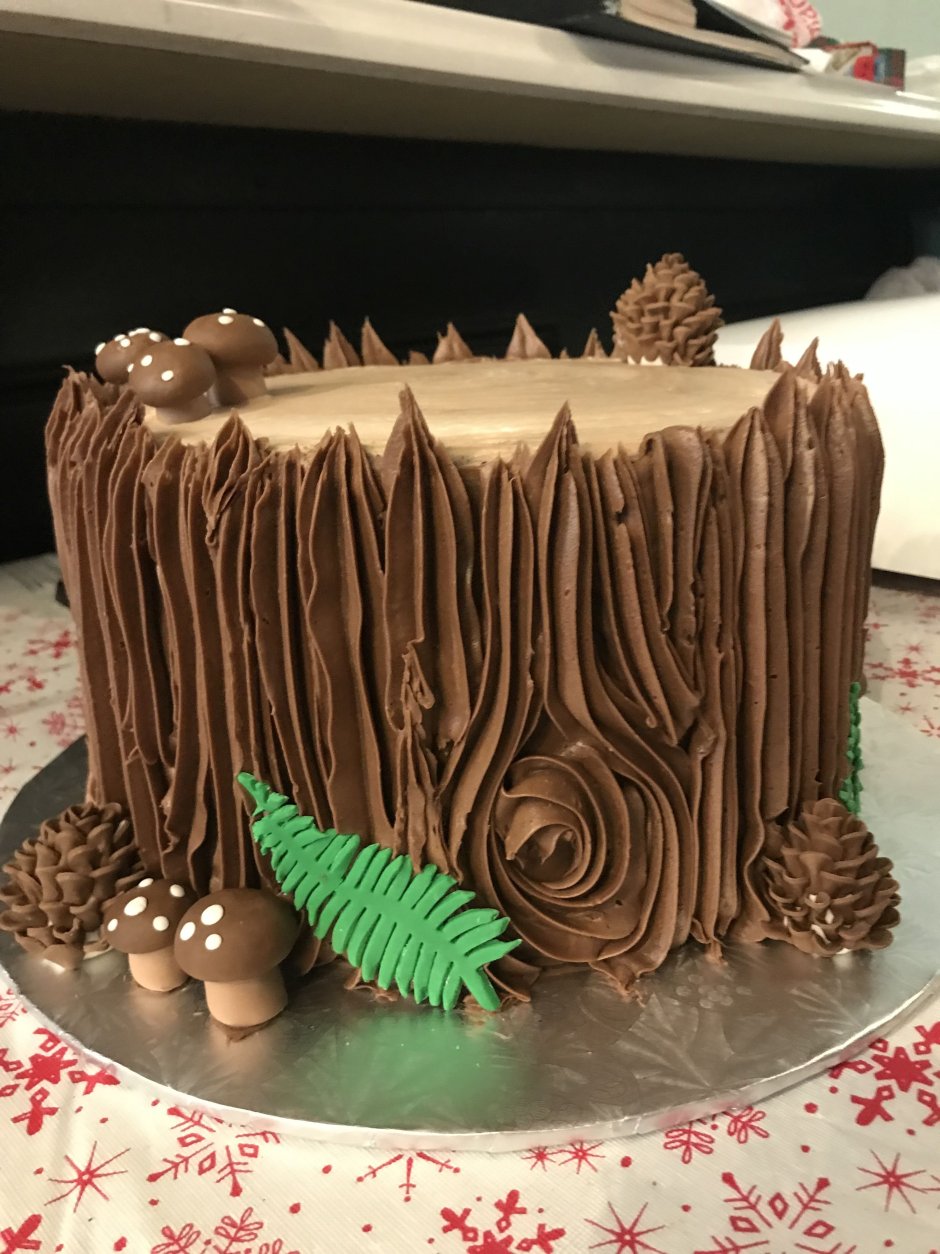 Свадебный торт в стиле леса