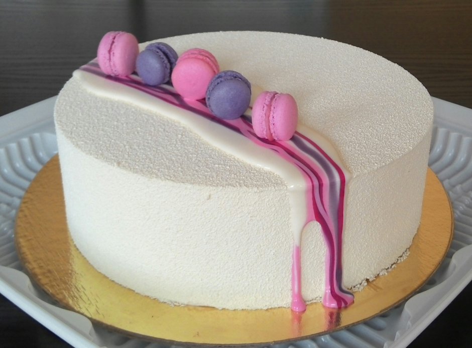 Муссовый торт декор велюр