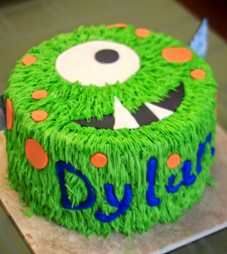 Торт зеленый монстр