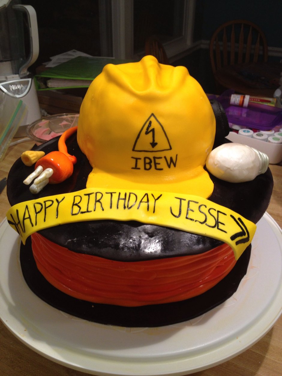 Торт для электрика с днем рождения