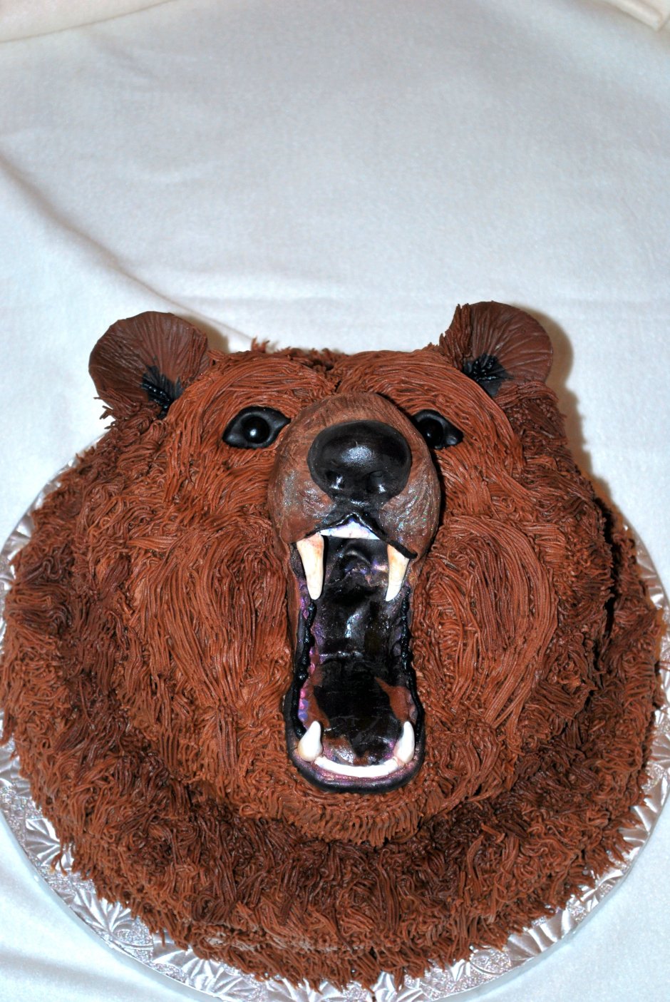 Торт голова медведя