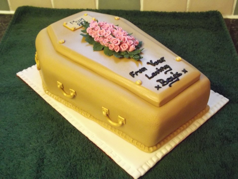 Торт гробик 30 лет