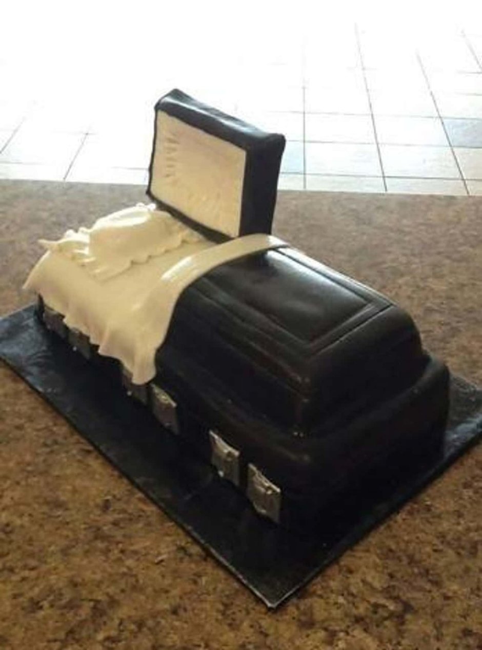 Торт гроб на день рождения