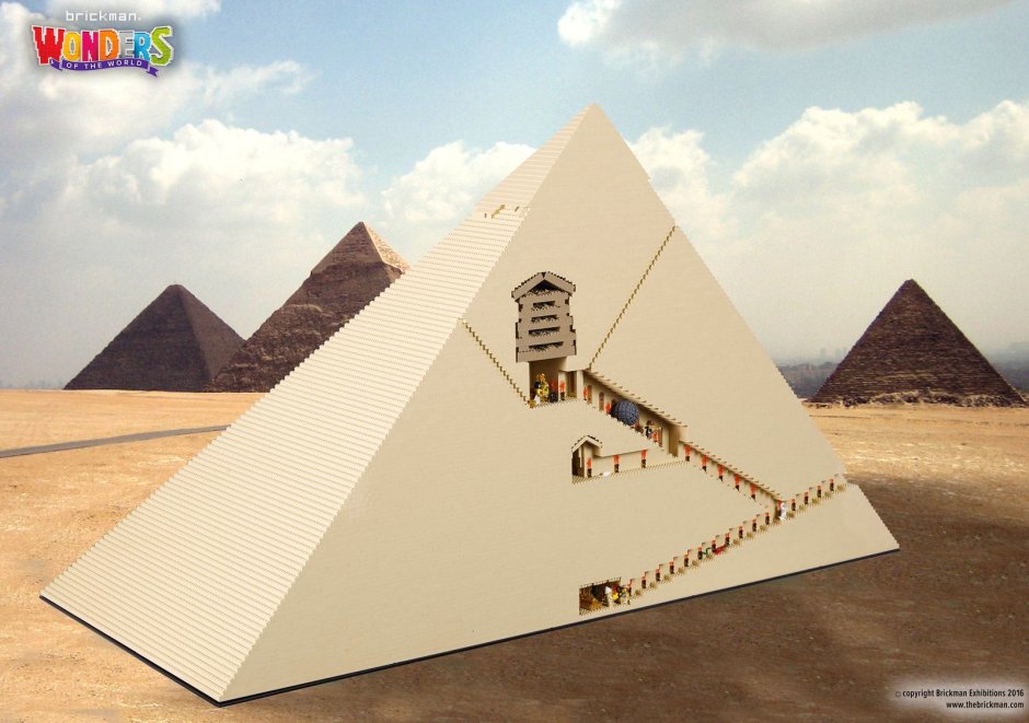 Лего пирамида Хеопса