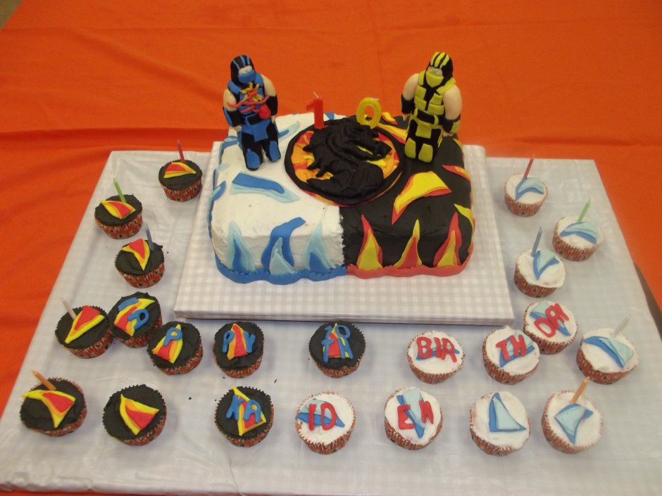 Mortal Kombat Cake