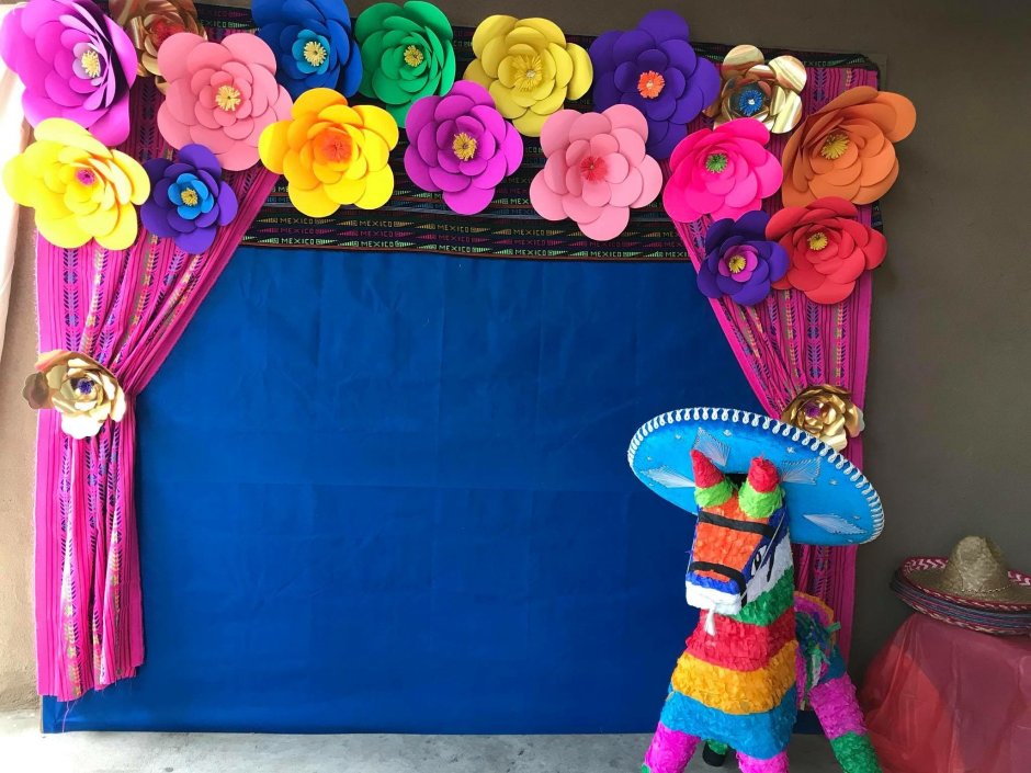 Оформление баннер Мексиканская вечеринка