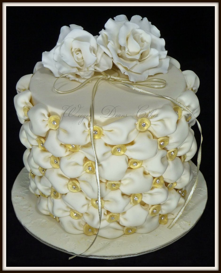 Тортик на жемчужную свадьбу