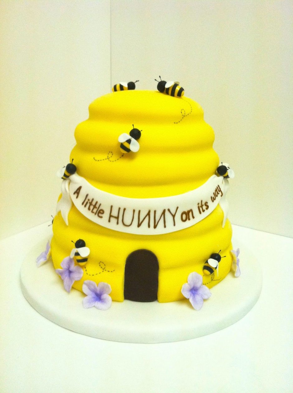 Торт улей с пчелами