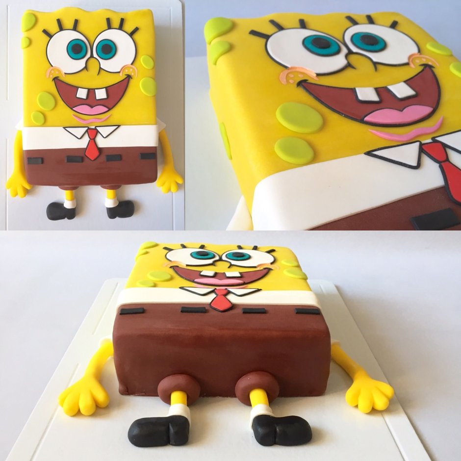 Торт губка Боб