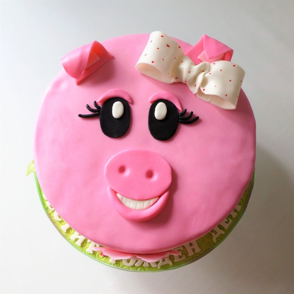 Торт в виде свиньи
