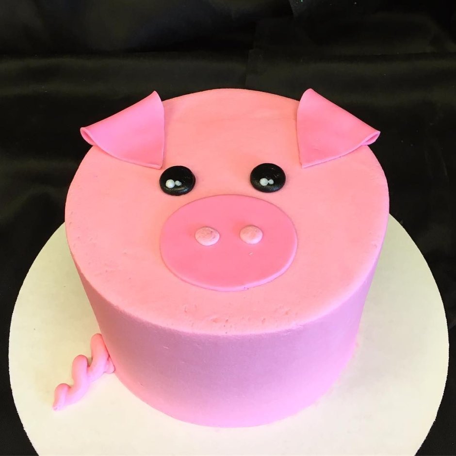 Торт в виде свинки