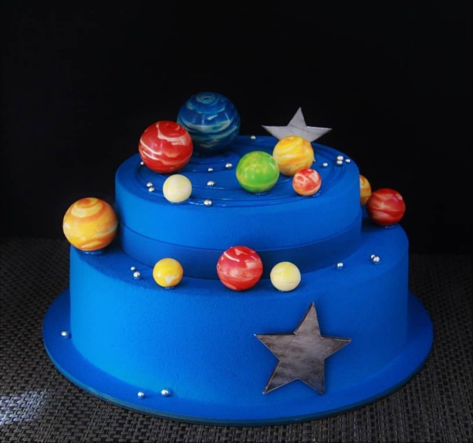 Торт на тему космос